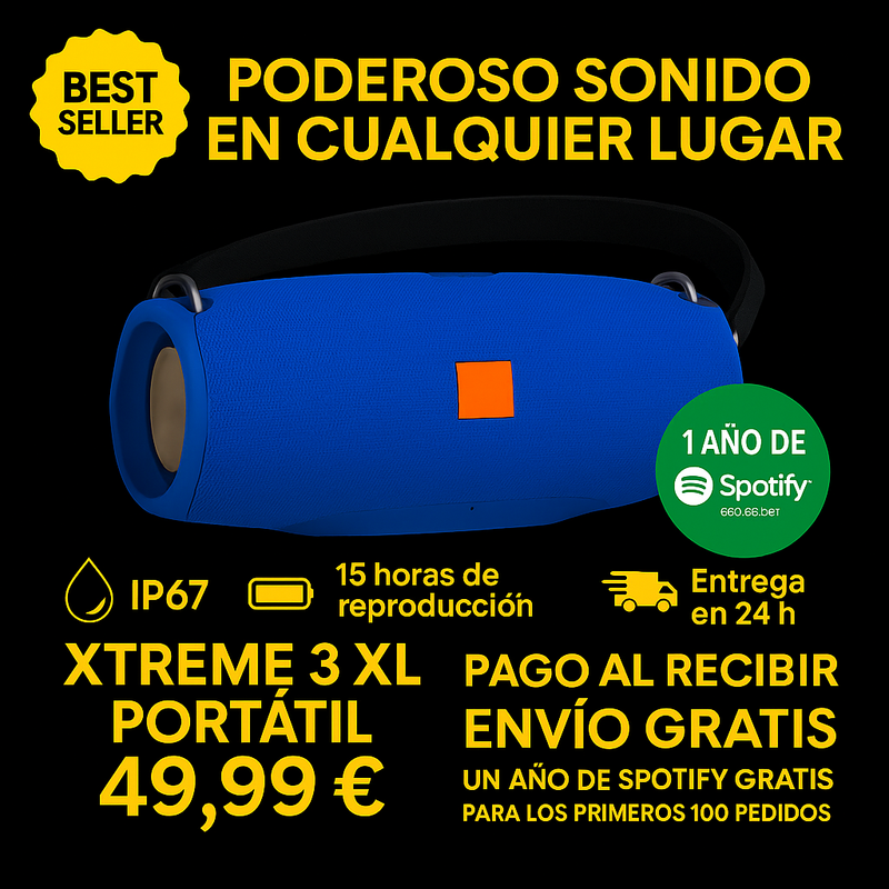 XTREME 3 XL PORTÁTIL