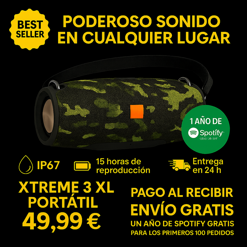 XTREME 3 XL PORTÁTIL