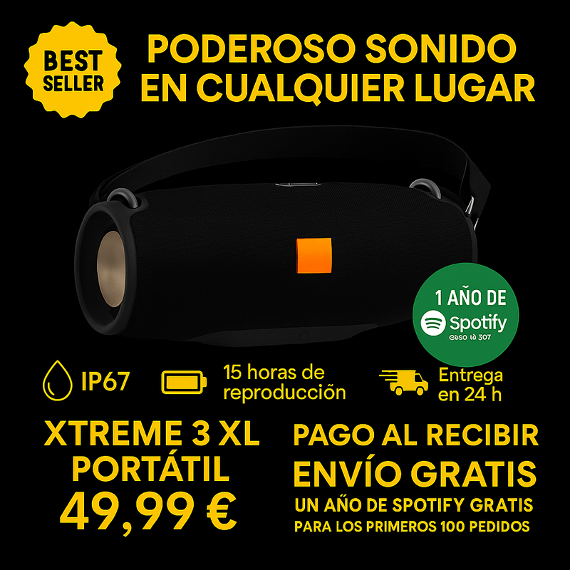 XTREME 3 XL PORTÁTIL