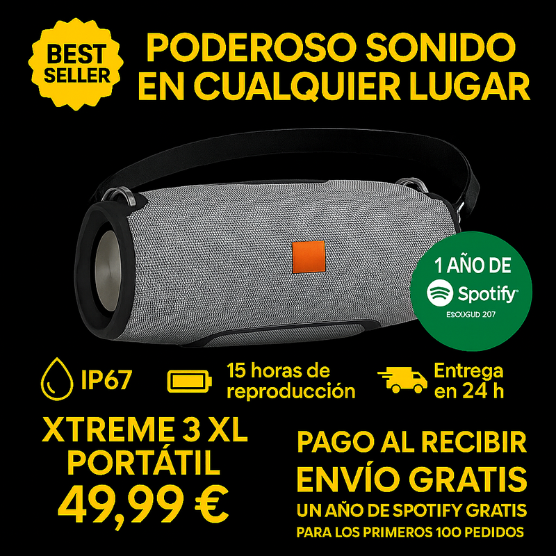 XTREME 3 XL PORTÁTIL
