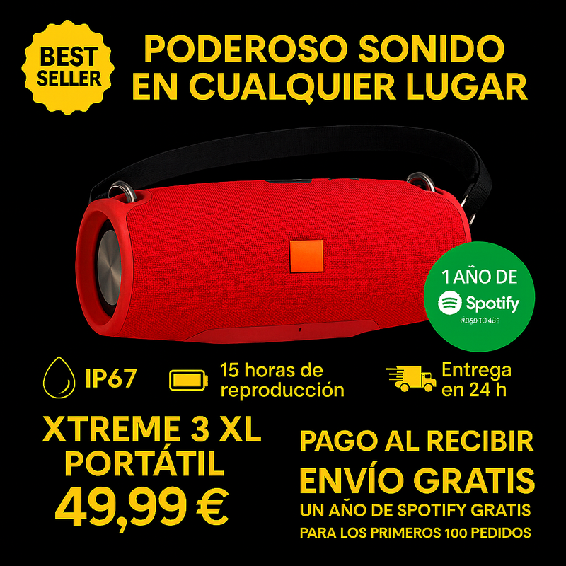 XTREME 3 XL PORTÁTIL